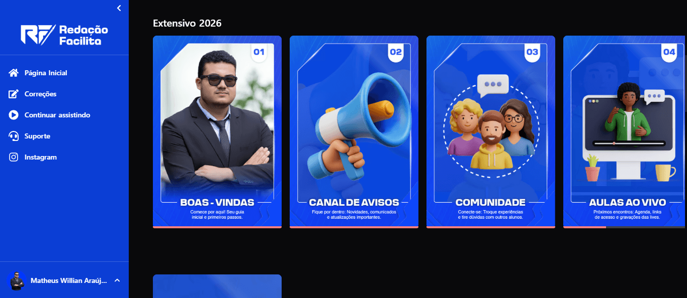 Extensivo Redação Facilita ENEM 2026